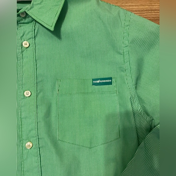 The Hundreds Green Oxford Shirt medium. 2007 - Picture 3 of 8